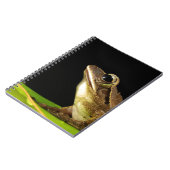 Kikker op een lef notitieboek (Linkerzijde)