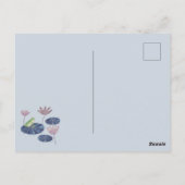 Kikker op een Lily Pad Baby shower Dank je Briefkaart (Achterkant)