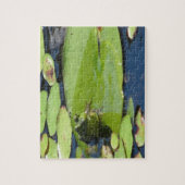 Kikker op een Lily Pad Puzzle Legpuzzel (Verticaal)