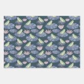 Kikker op een Lily Pond Inpakpapier Vel (Voorkant)