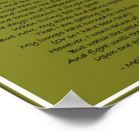 Kikker op een log poster (Hoek)