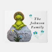 Kikker op een portier deurmat (Voorkant)