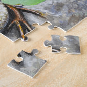 Kikker op een rockschilderij legpuzzel (Zijkant)