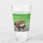 Kikker op een rots glas (Achterkant)