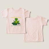 Kikker op een waterlelie licht roze (Ontwerp Voorkant & Achterkant)