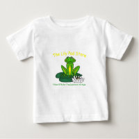 Kikker op een Waterlelie Witte Peuter T-Shirt