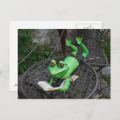 Kikker op Feestdagen Briefkaart (Voorkant / Achterkant)