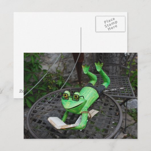 Kikker op Feestdagen Briefkaart (Voorkant / Achterkant)