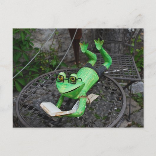 Kikker op Feestdagen Briefkaart (Voorkant)