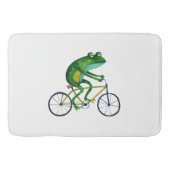 Kikker op fiets badmat (Voorkant)
