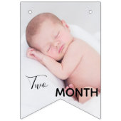 Kikker op het eerste verjaardagsfeestje vlaggen vlaggetjes (Derde vlag)