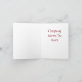 KIKKER OP het Vers van het WENSKAART van KERSTMIS Feestdagen Kaart (Binnen)