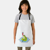 Kikker op Leaf met Insect Schort (Insitu)