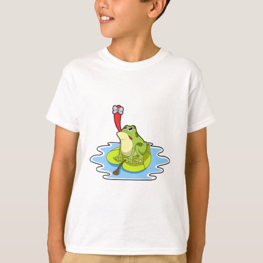 Kikker op Leaf met Insect T-shirt (Voorkant)