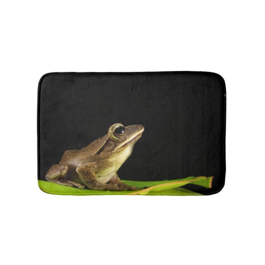 Kikker op Lily Pad bij nacht Badmat (Voorkant)
