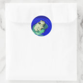 Kikker op Lily Pad Stickers (Tas)
