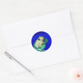 Kikker op Lily Pad Stickers (Envelop)