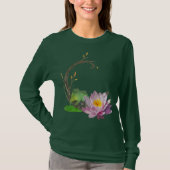 Kikker op Lily Pad T-shirt (Voorkant)