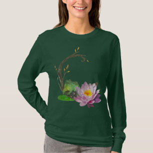 Kikker op Lily Pad T-shirt