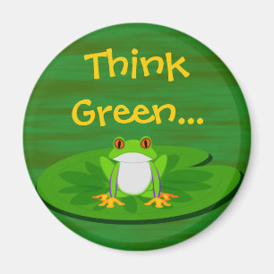 Kikker op Lilypad Magneet