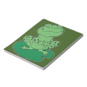 Kikker op Lilypad Notitieblok (Linkerzijde)