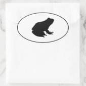 Kikker Ovaal Logo Ovale Sticker (Tas)