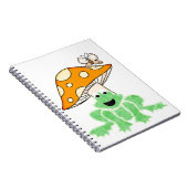 Kikker Paddenstoel Vlinder Notitieboek (Rechterzijde)