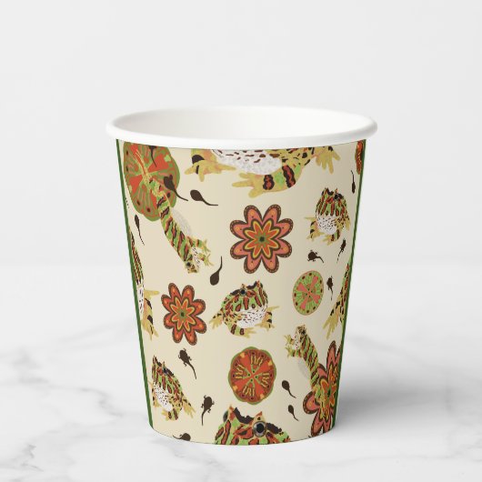 Kikker Papieren Bekers (Achterkant)