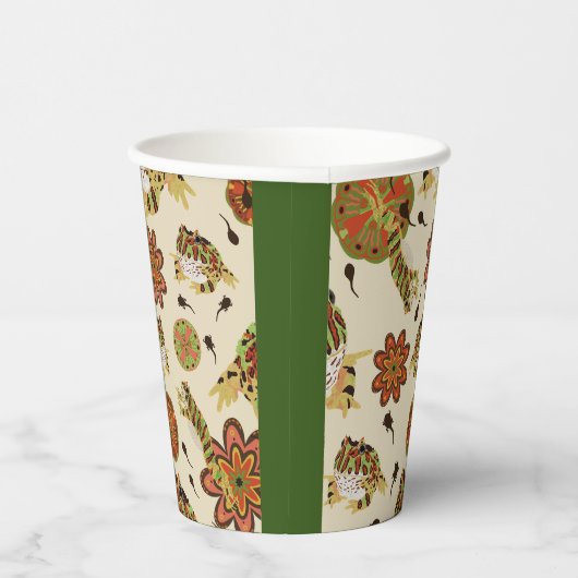 Kikker Papieren Bekers (Rechts)