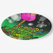 Kikker Papieren Bordje (Gekanteld)