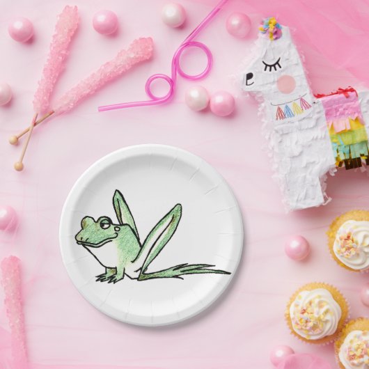 Kikker Papieren Bordje (Feest)