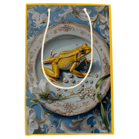 Kikker - Papieren tas Medium Cadeauzakje (Voorkant)