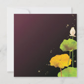 Kikker, paren en vuurvliegjes kaart (Achterkant)