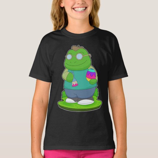 Kikker Pasen Schilder T-shirt (Voorkant)