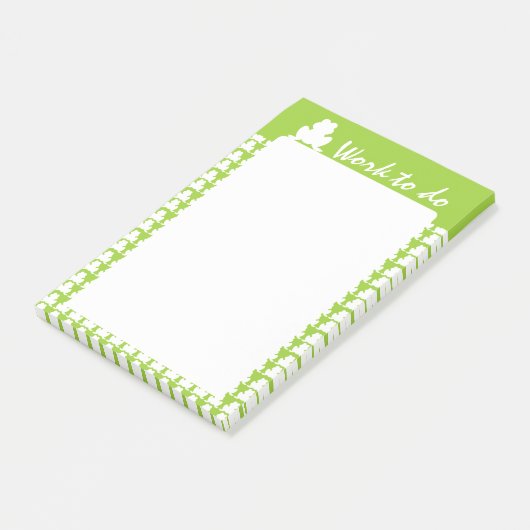 Kikker Pattern Post-it® Notes (Schuin)