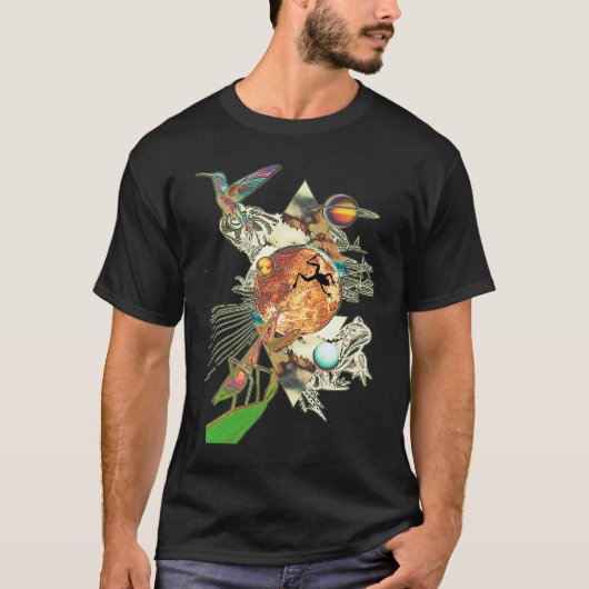 KIKKER PLANETEN BIDSprinkhaan QUEST T-shirt (Voorkant)