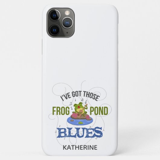 Kikker Pond Blues Case-Mate iPhone Case (Achterkant)