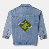 Kikker positiviteit Denim Jas Jacket (Achterkant)