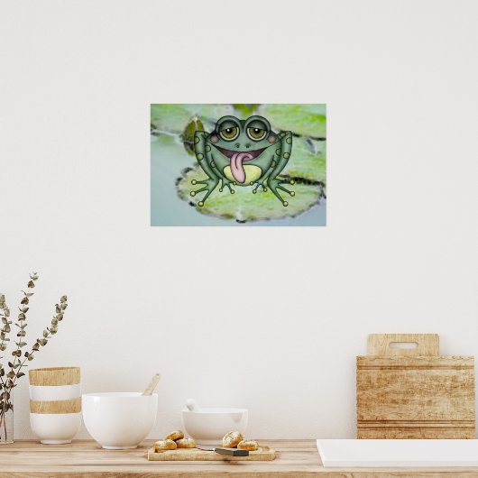 Kikker Poster (Keuken)