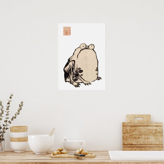 Kikker poster (Keuken)