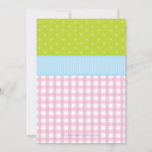 Kikker Prince Birthday Party Invitation Kaart (Achterkant)