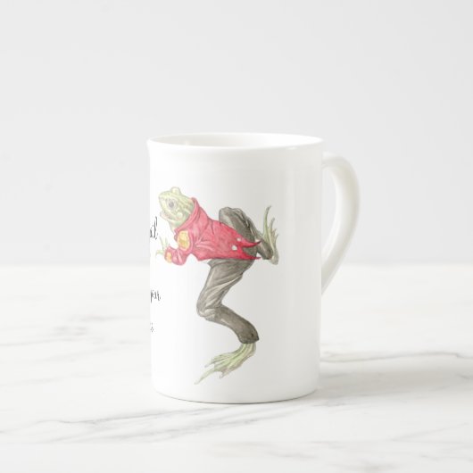 Kikker Prince Bone China Mok (Voorkant rechts)