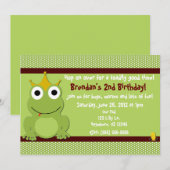 Kikker Prince Boys Birthday Uitnodiging (Voorkant / Achterkant)