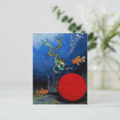 Kikker Prince Briefkaart (Staand voorkant)