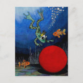 Kikker Prince Briefkaart (Voorkant)