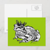 Kikker Prince Briefkaart (Voorkant / Achterkant)