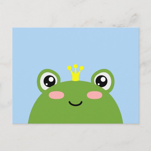 Kikker Prince Briefkaart (Voorkant)