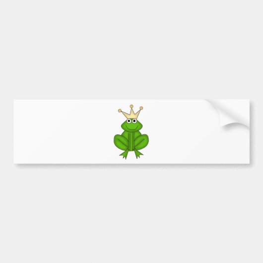 Kikker Prince Bumpersticker (Voorkant)