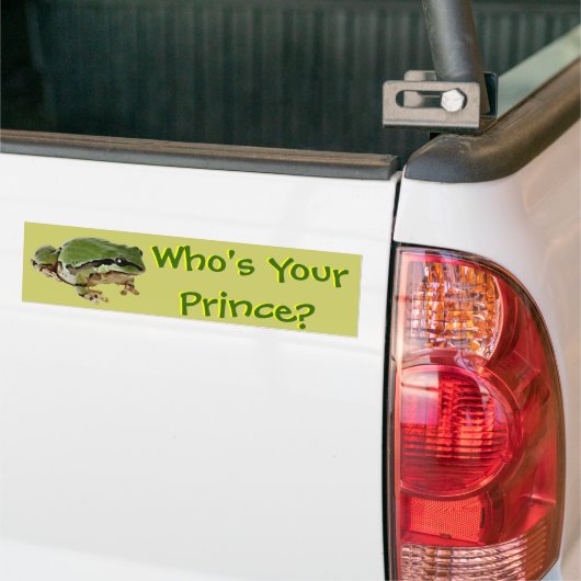 Kikker Prince Bumpersticker (Op Truck)