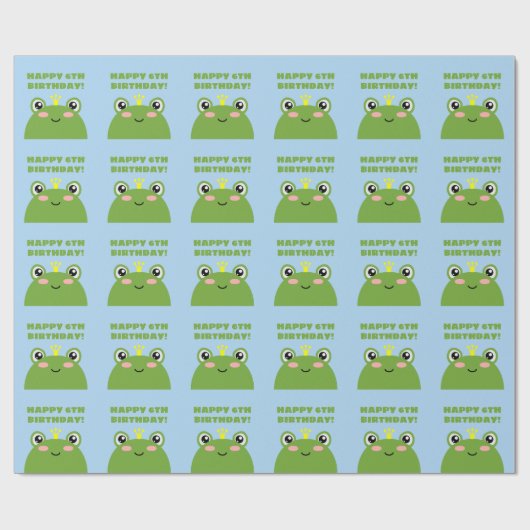 Kikker Prince Cadeaupapier (Vlak)